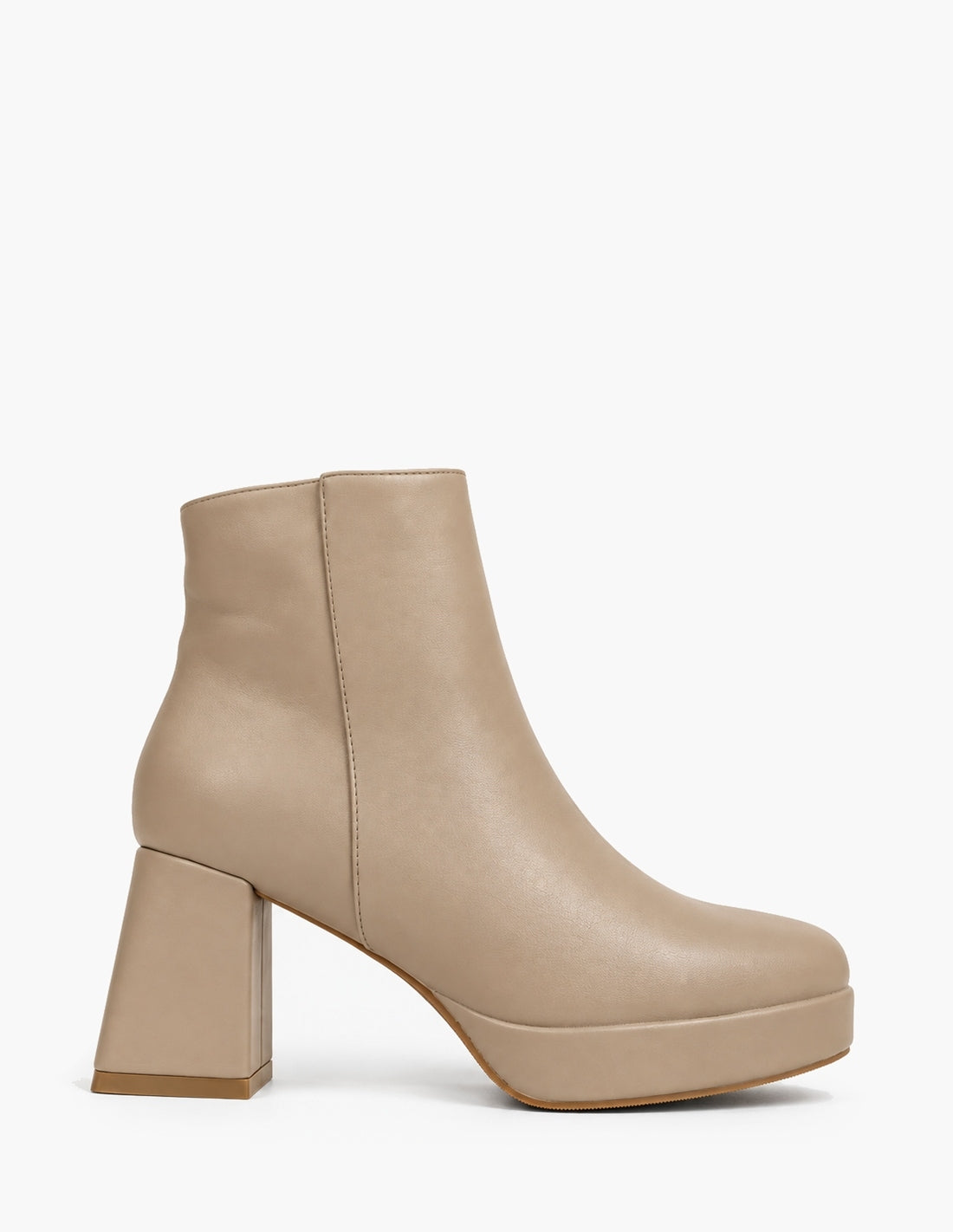 Botines Kaki de Tacón Ancho y Plataforma | Mujer_3847.jpg