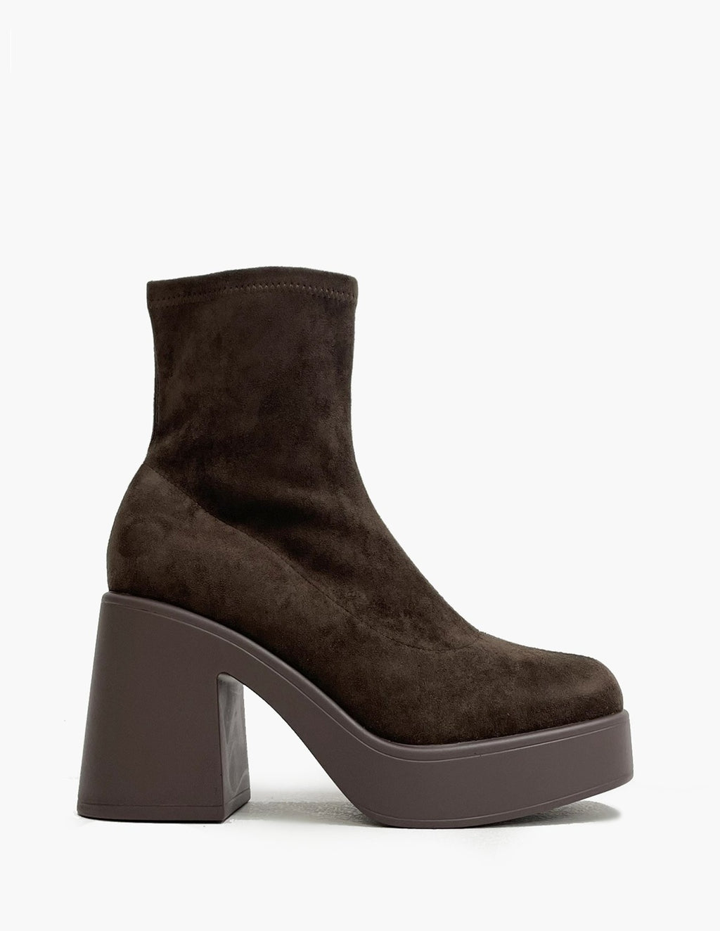 Botines de Plataforma Marrón Oscuro de Mujer_3695.jpg