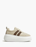 Deportivas con plataforma - Beige y Marrón_3443.jpg