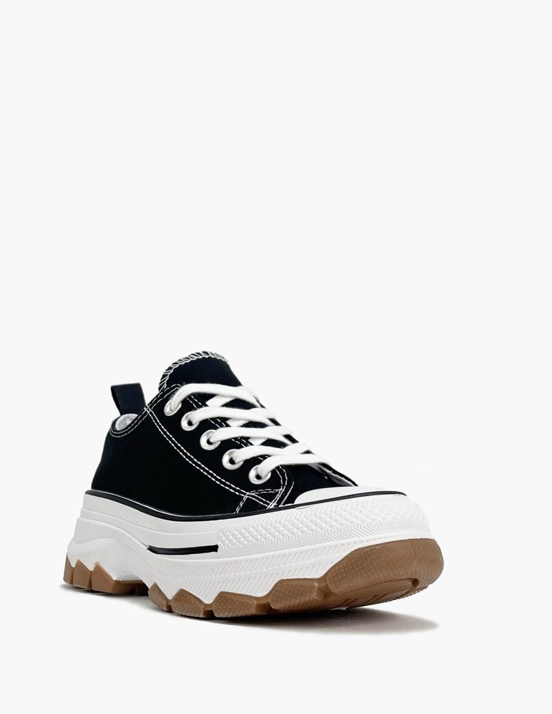 Deportivas negras lona | Suela marron_3081.jpg