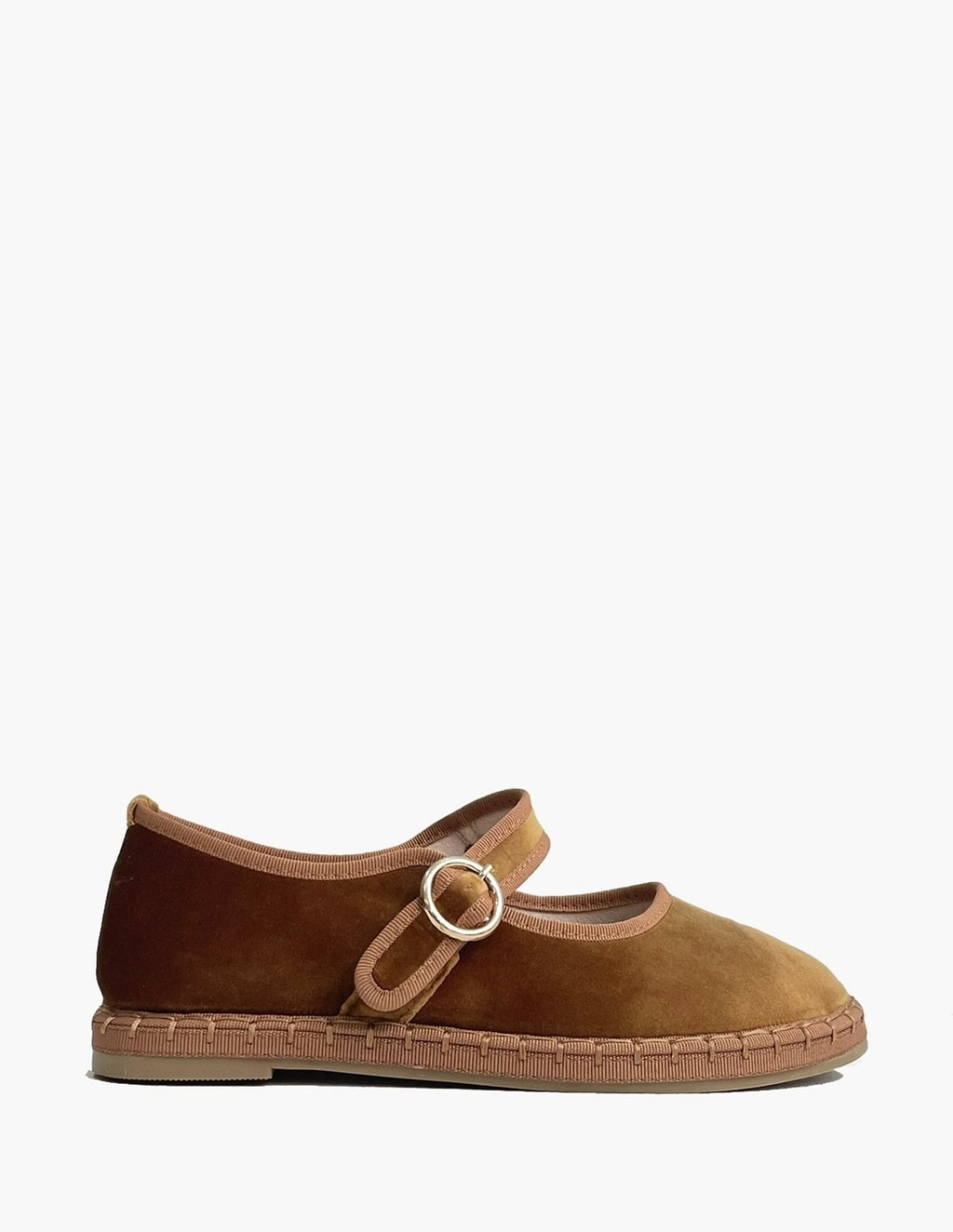Merceditas con Hebilla Mujer - Camel y Terciopelo_3677.jpg