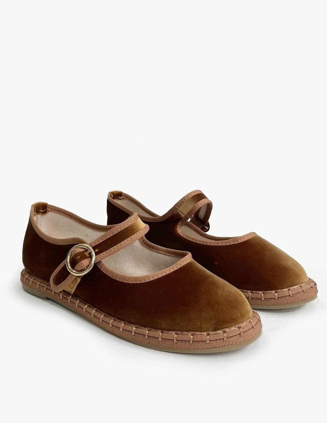 Merceditas con Hebilla Mujer - Camel y Terciopelo_3679.jpg
