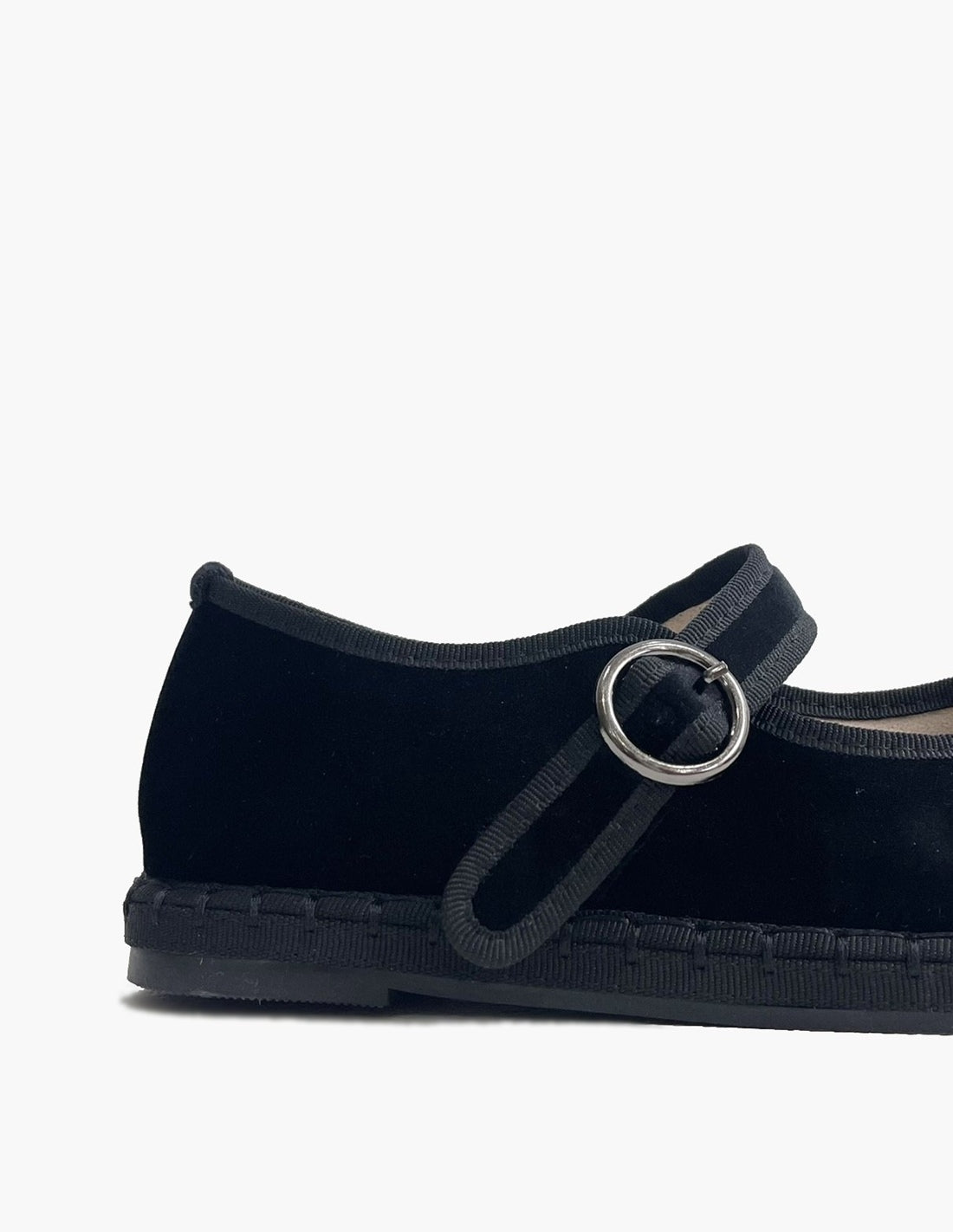 Merceditas con Hebillas Mujer - Negro y Terciopelo_3683.jpg