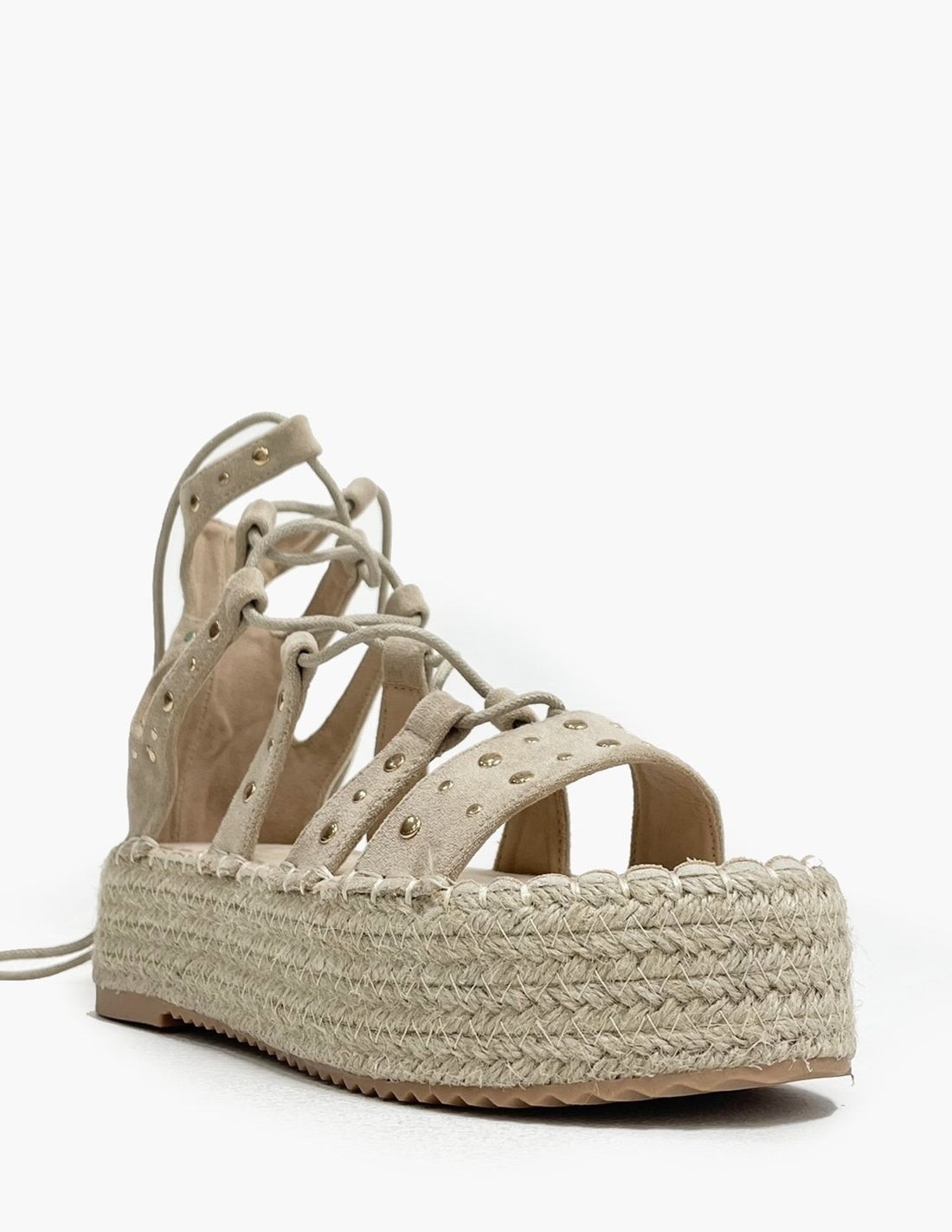 Sandalias Kaki tiras y tachuelas - Estilo Romano_3554.jpg