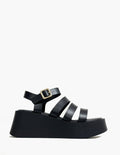 Sandalias Negras Mujer - Tiras y plataforma_3645.jpg