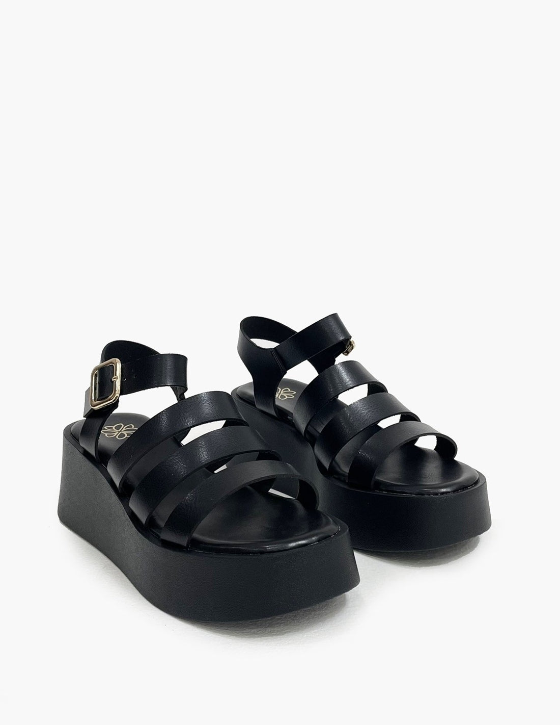 Sandalias Negras Mujer - Tiras y plataforma_3646.jpg