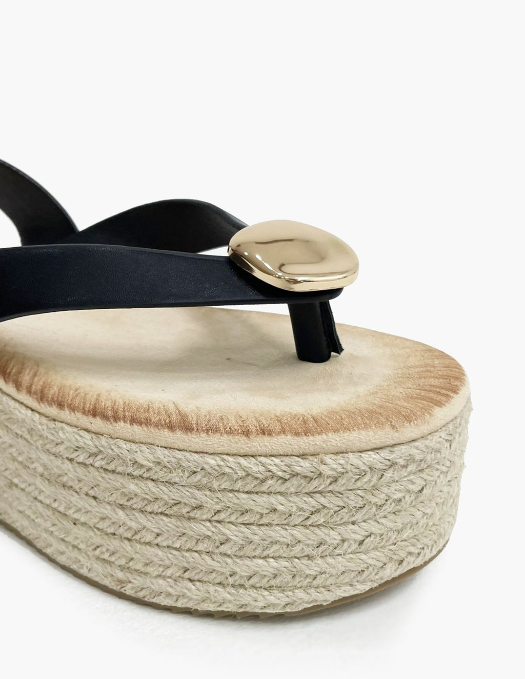 Sandalias Plataforma Esparto Negras - Detalle Dorado_3658.jpg