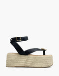 Sandalias Plataforma Esparto Negras - Detalle Dorado_3659.jpg