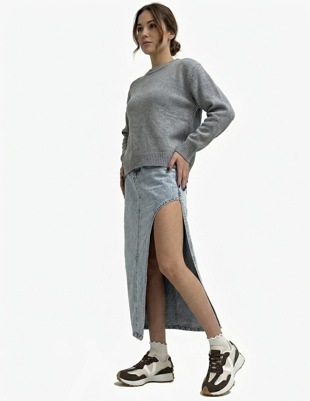 Zapatillas Deportivas Mujer - Marrón y Crema_3392.jpg