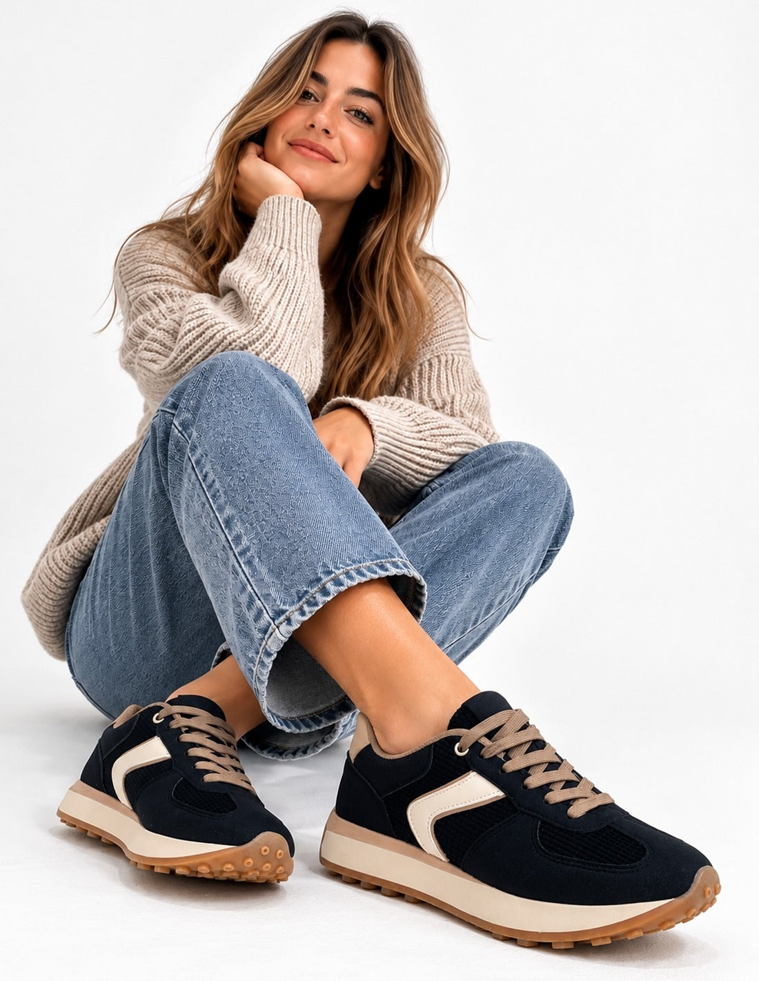 Zapatillas Negras Mujer Efecto Piel Napa_3832.jpg