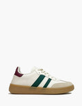 Zapatillas Retro Beige con Franjas Verdes_3691.jpg