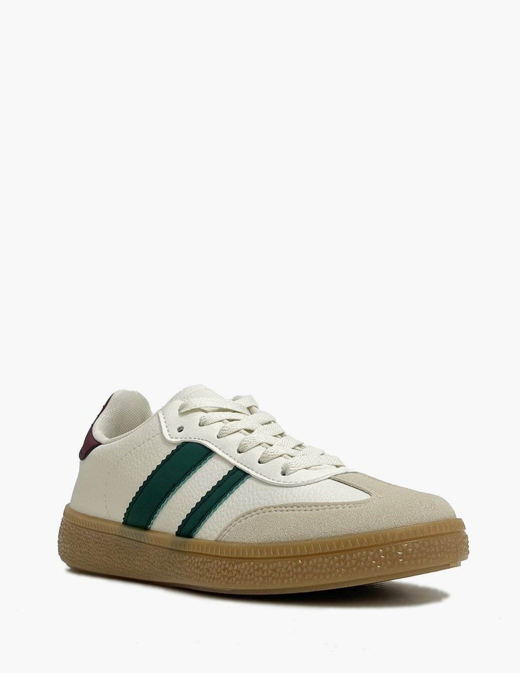 Zapatillas Retro Beige con Franjas Verdes_3692.jpg